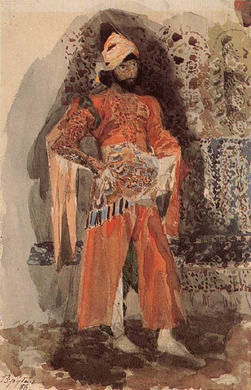 Mikhail Vrubel A Perslan Prince China oil painting art